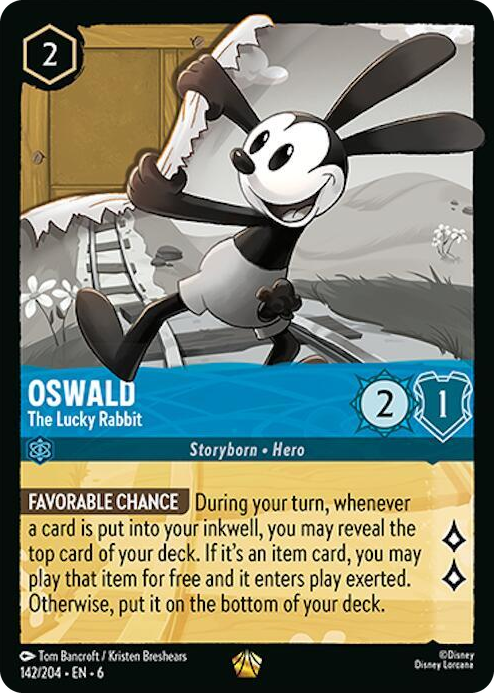 0142 Oswald - The Lucky Rabbit Legendary Azurite Sea