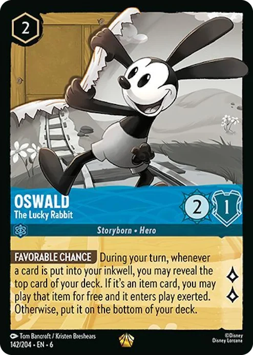 0142 Oswald - The Lucky Rabbit Legendary Azurite Sea