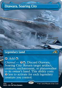 0414 Otawara, Soaring City (Borderless) R Kamigawa: Neon Dynasty