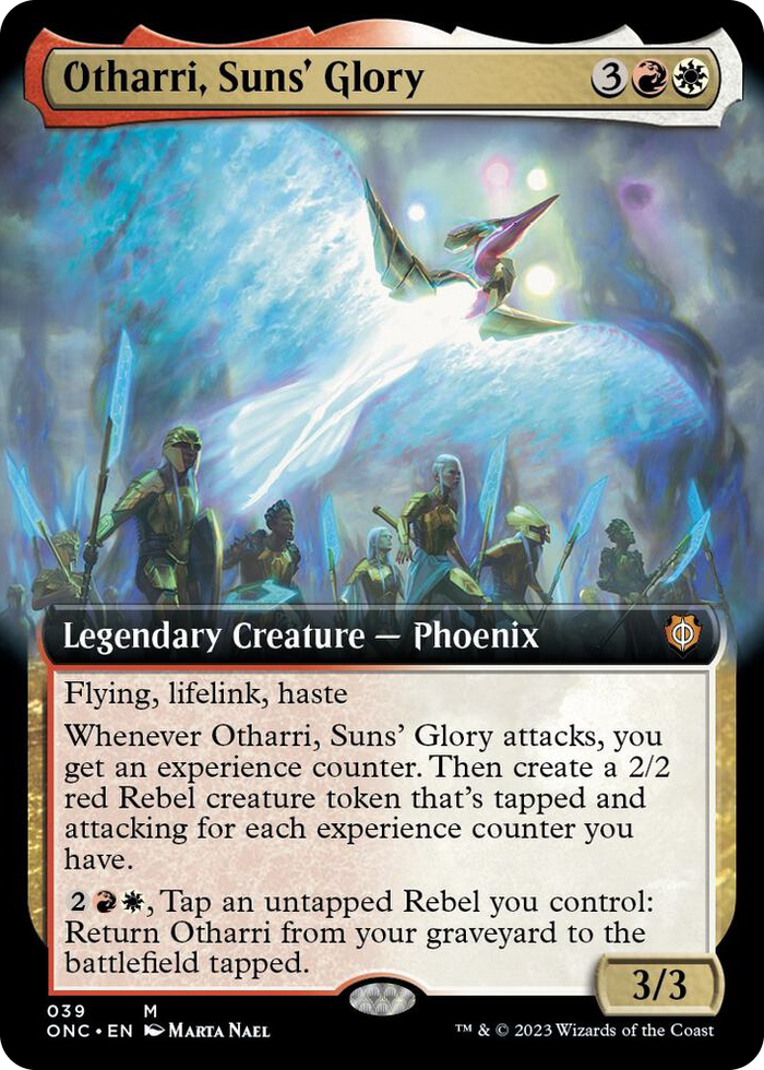 Otharri, Suns' Glory (Extended Art) #39 M - Commander: Phyrexia: All Will Be One Pokemon card