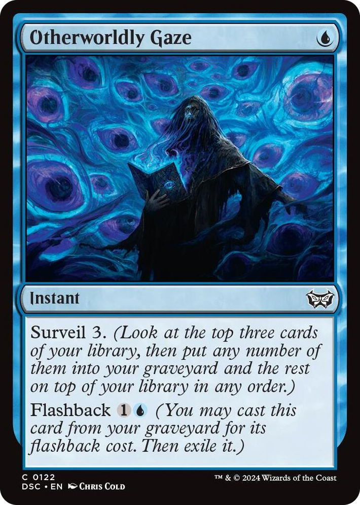 0122 Otherworldly Gaze C Commander: Duskmourn: House of Horror