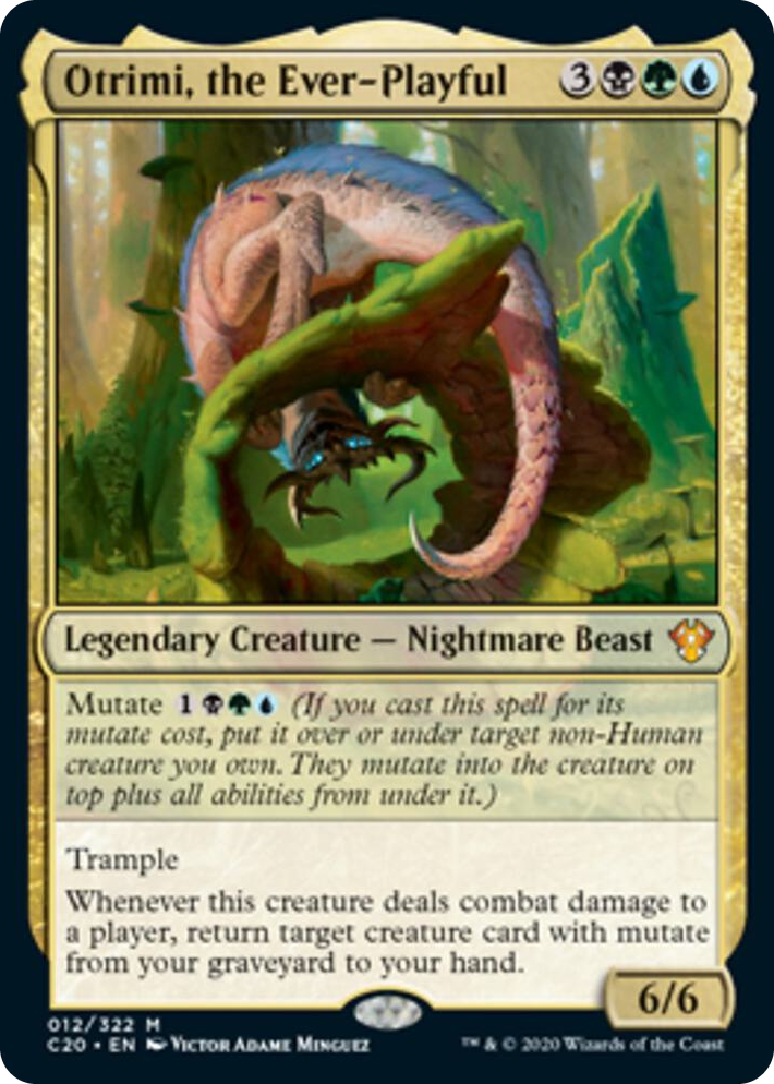 0012 Otrimi, the Ever-Playful (Commander 2020) M Oversize Cards