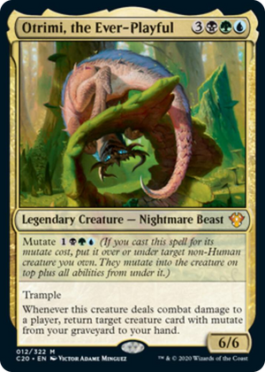 0012 Otrimi, the Ever-Playful (Commander 2020) M Oversize Cards
