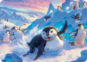 0004 Otter-Penguin Art Card S Art Series: Avatar: The Last Airbender