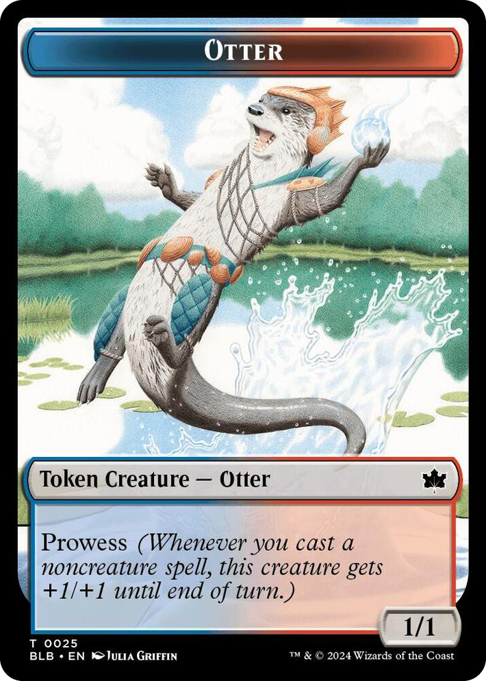 0025 Otter Token T Bloomburrow
