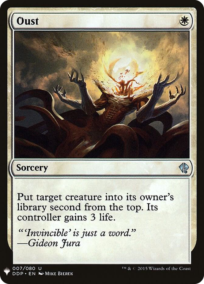 Oust #7 U - The List Reprints Pokemon card