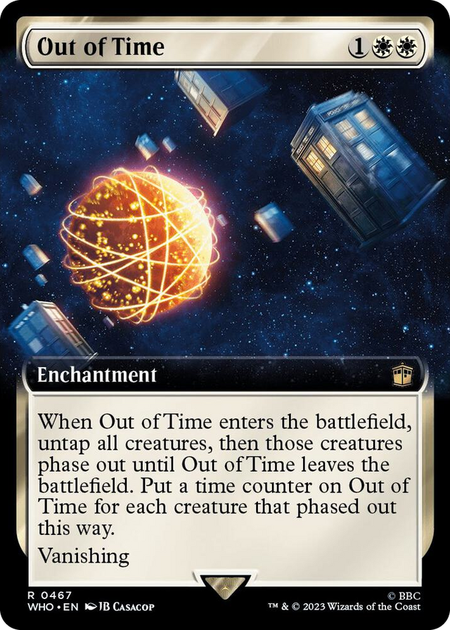 0467 Out of Time (Extended Art) R Universes Beyond: Doctor Who