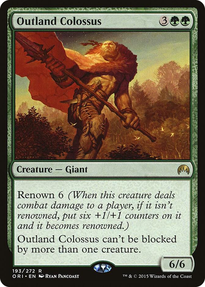 0193 Outland Colossus R Magic Origins