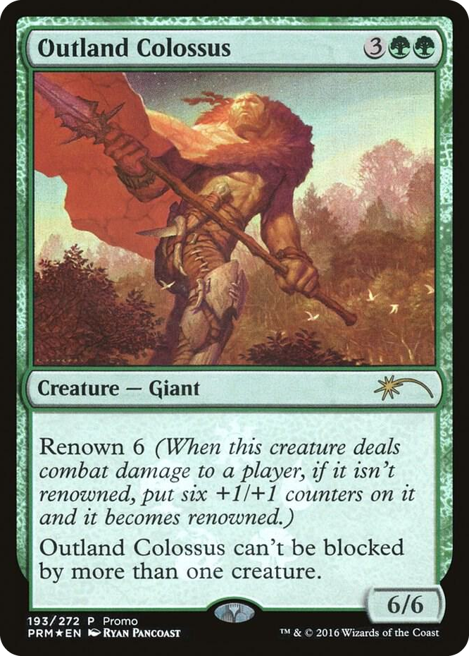 Outland Colossus #193 P - Unique and Miscellaneous Promos Pokemon card