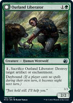 0190 Outland Liberator U Innistrad: Midnight Hunt