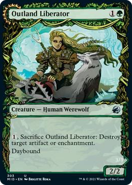0303 Outland Liberator (Showcase) U Innistrad: Midnight Hunt