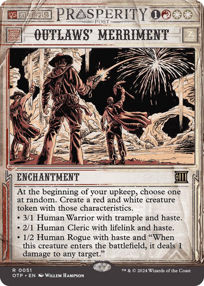 Outlaws' Merriment #51 R - Outlaws of Thunder Junction: Breaking News Pokemon card