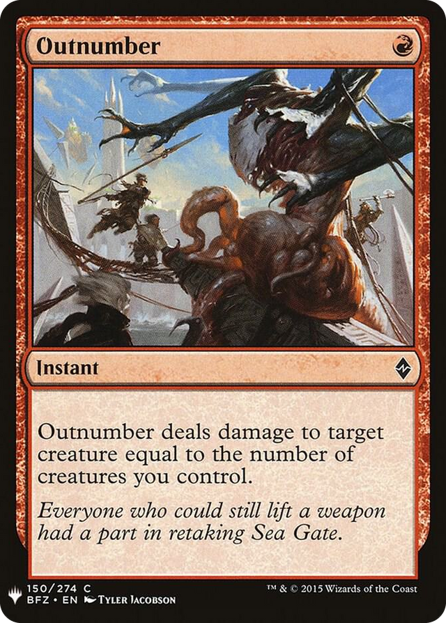 0150 Outnumber C The List Reprints