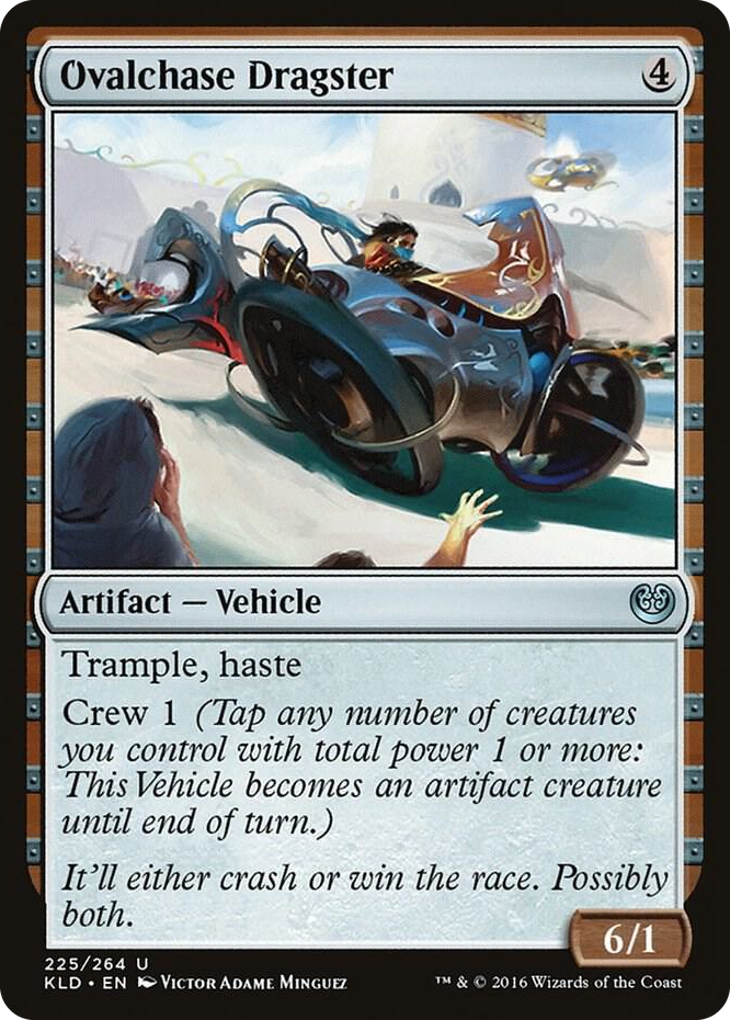 Ovalchase Dragster #225 U - Kaladesh Pokemon card