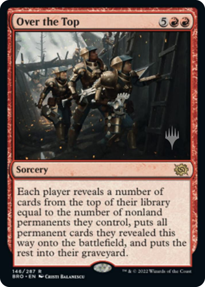 0146 Over the Top R Promo Pack: The Brothers' War