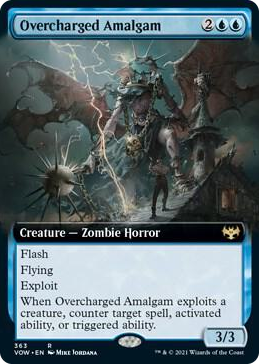0363 Overcharged Amalgam (Extended Art) R Innistrad: Crimson Vow