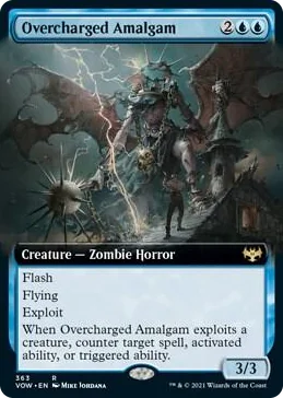 0363 Overcharged Amalgam (Extended Art) R Innistrad: Crimson Vow
