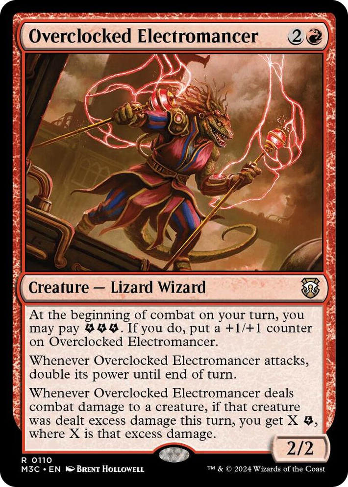 0110 Overclocked Electromancer R Commander: Modern Horizons 3
