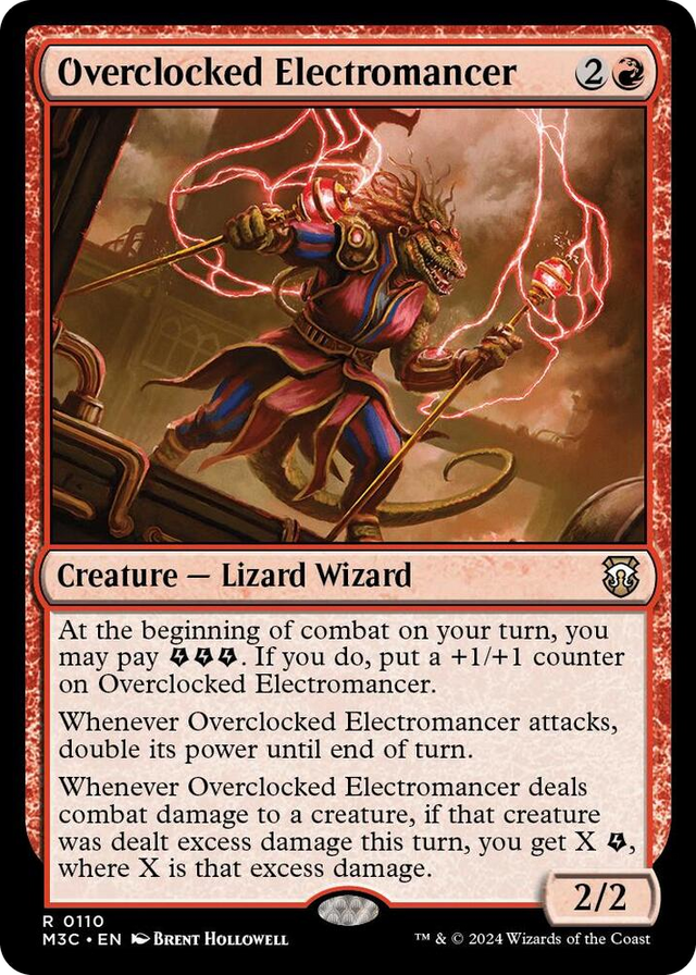 0110 Overclocked Electromancer R Commander: Modern Horizons 3