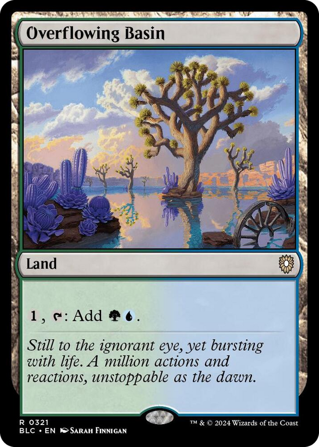 0321 Overflowing Basin R Commander: Bloomburrow