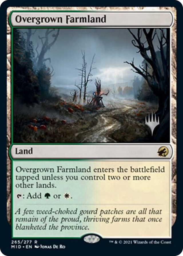 0265 Overgrown Farmland R Promo Pack: Innistrad: Midnight Hunt
