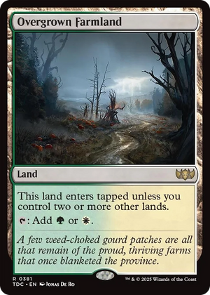 0381 Overgrown Farmland R Commander: Tarkir: Dragonstorm