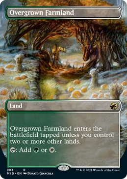 0283 Overgrown Farmland (Borderless) R Innistrad: Midnight Hunt
