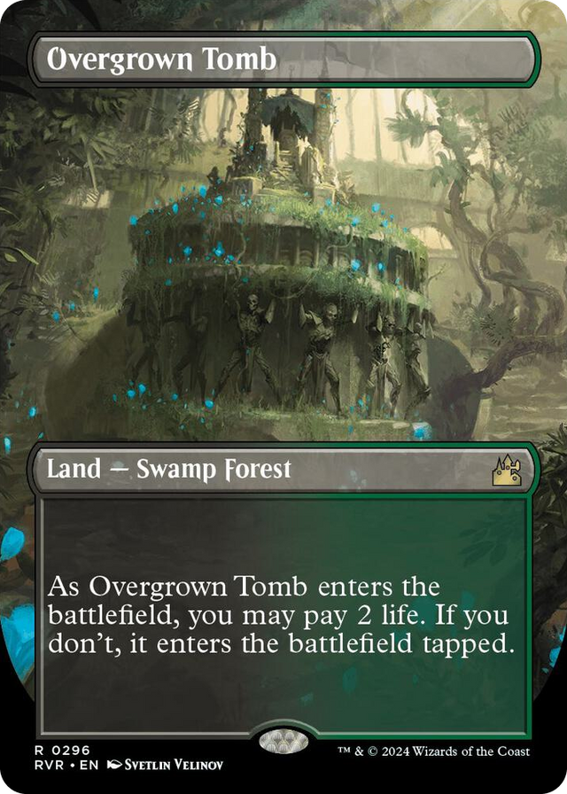 0296 Overgrown Tomb (Borderless) R Ravnica Remastered