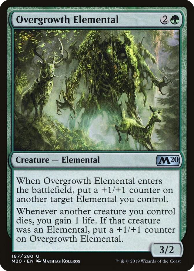 0187 Overgrowth Elemental U Core Set 2020
