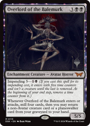 0113 Overlord of the Balemurk M Promo Pack: Duskmourn: House of Horror