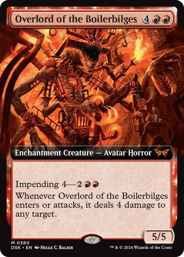 0380 Overlord of the Boilerbilges (Extended Art) M Duskmourn: House of Horror