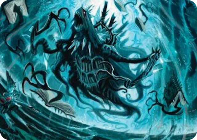 0004 Overlord of the Floodpits Art Card S Art Series: Duskmourn: House of Horror