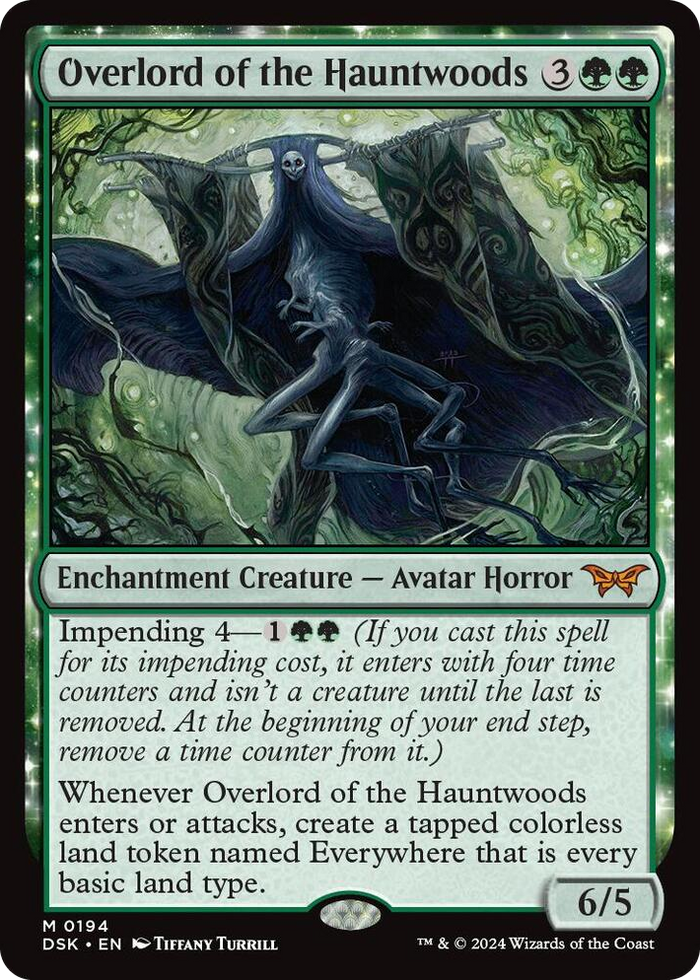 Overlord of the Hauntwoods #194 M - Duskmourn: House of Horror Pokemon card
