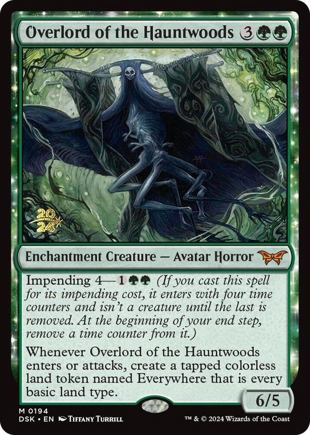 0194 Overlord of the Hauntwoods M Prerelease Cards
