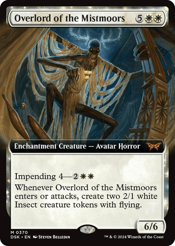 Overlord of the Mistmoors (Extended Art) #370 M - Duskmourn: House of Horror Pokemon card