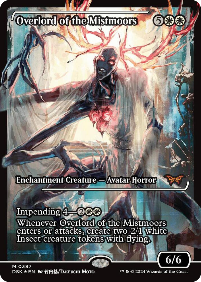 Overlord of the Mistmoors (Showcase) #387 M - Duskmourn: House of Horror Pokemon card