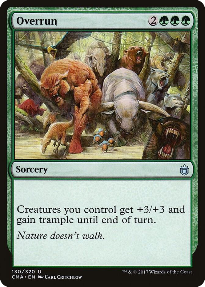 Overrun #130 U - Commander Anthology Pokemon card