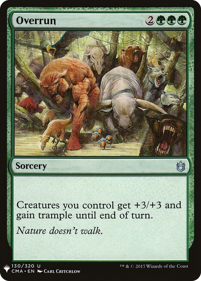 0130 Overrun U The List Reprints