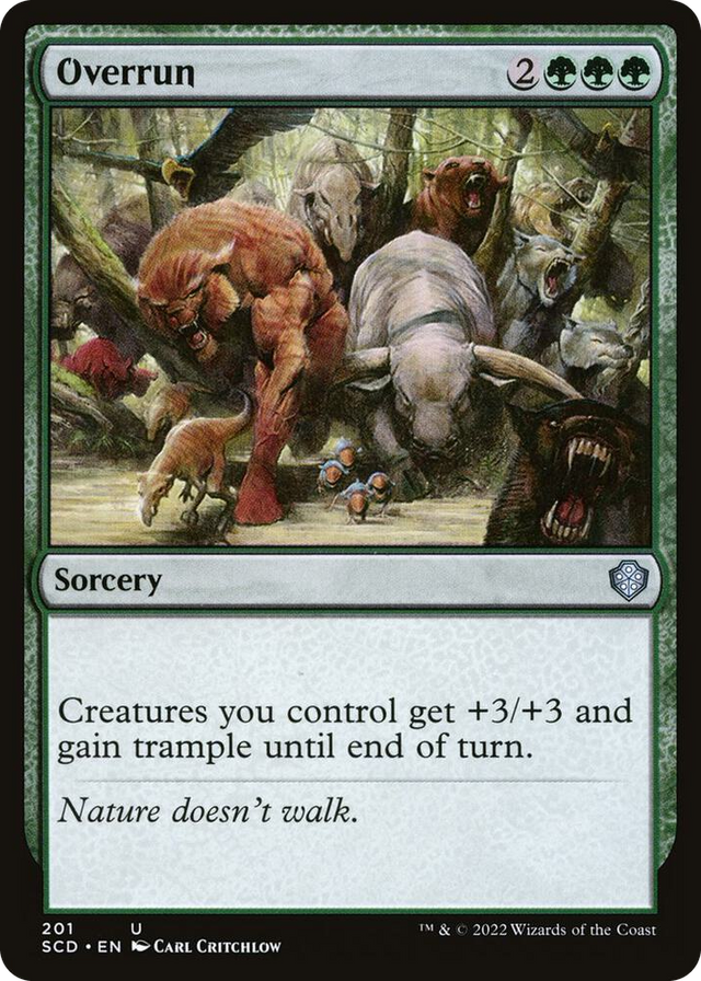 0201 Overrun U Starter Commander Decks