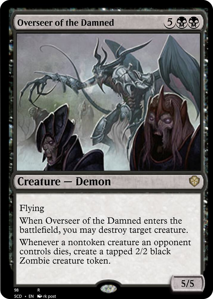 Overseer of the Damned #98 R - Starter Commander Decks Pokemon card