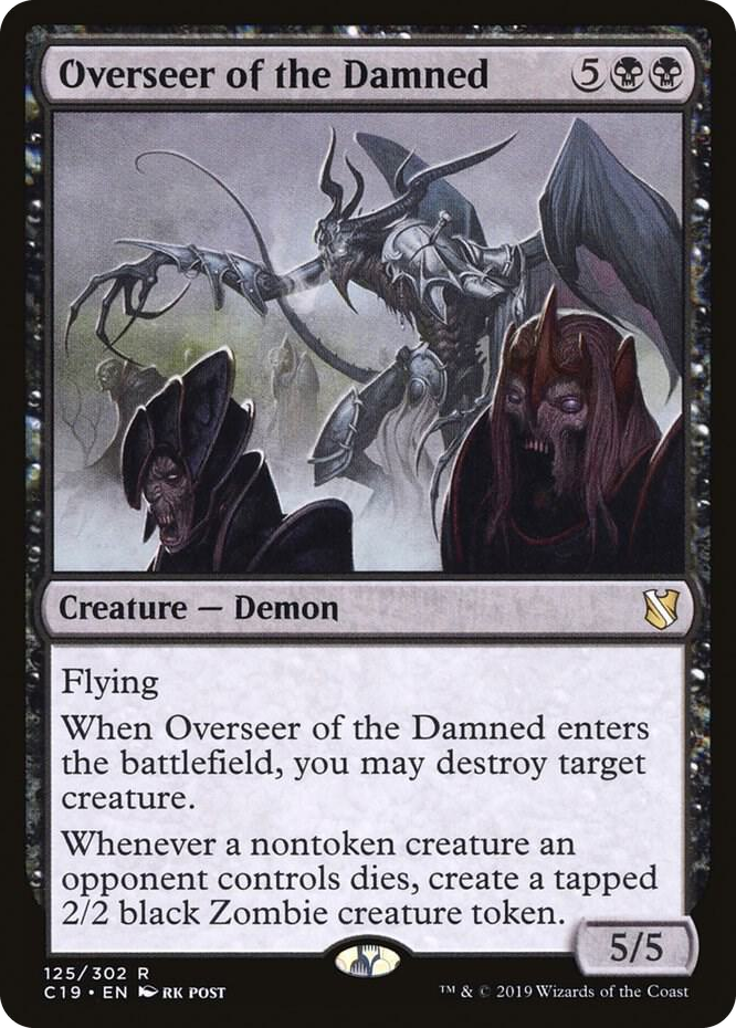 0125 Overseer of the Damned R Commander 2019
