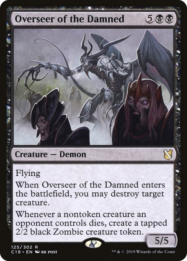0125 Overseer of the Damned R Commander 2019