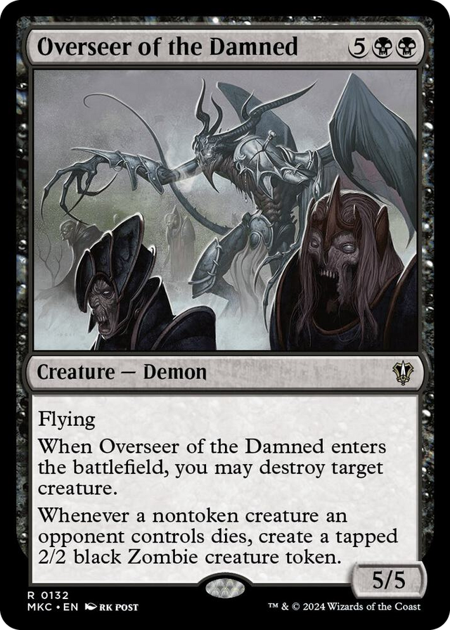 0132 Overseer of the Damned R Commander: Murders at Karlov Manor