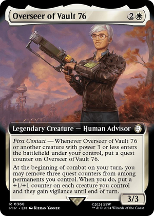 0368 Overseer of Vault 76 (Extended Art) R Universes Beyond: Fallout