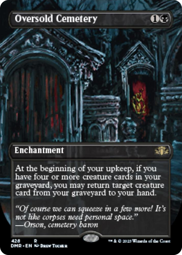 0428 Oversold Cemetery (Borderless) R Dominaria Remastered