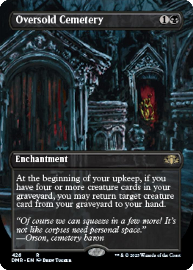0428 Oversold Cemetery (Borderless) R Dominaria Remastered