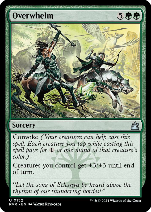 0152 Overwhelm U Ravnica Remastered