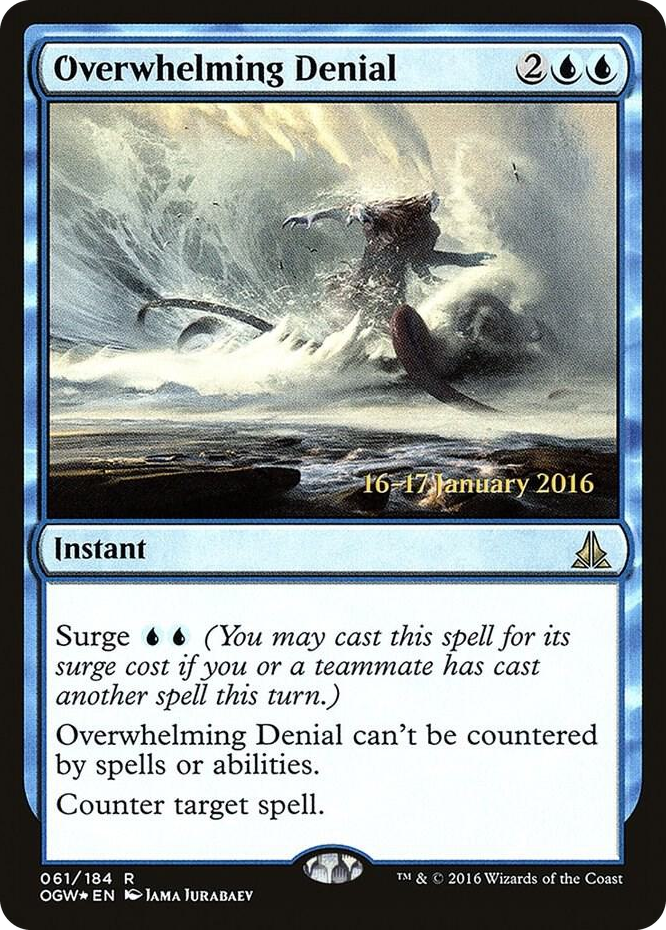 Overwhelming Denial #61 R - Prerelease Cards Pokemon card