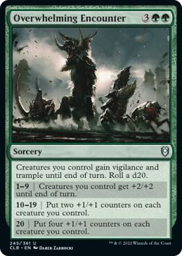 0245 Overwhelming Encounter U Commander Legends: Battle for Baldur's Gate