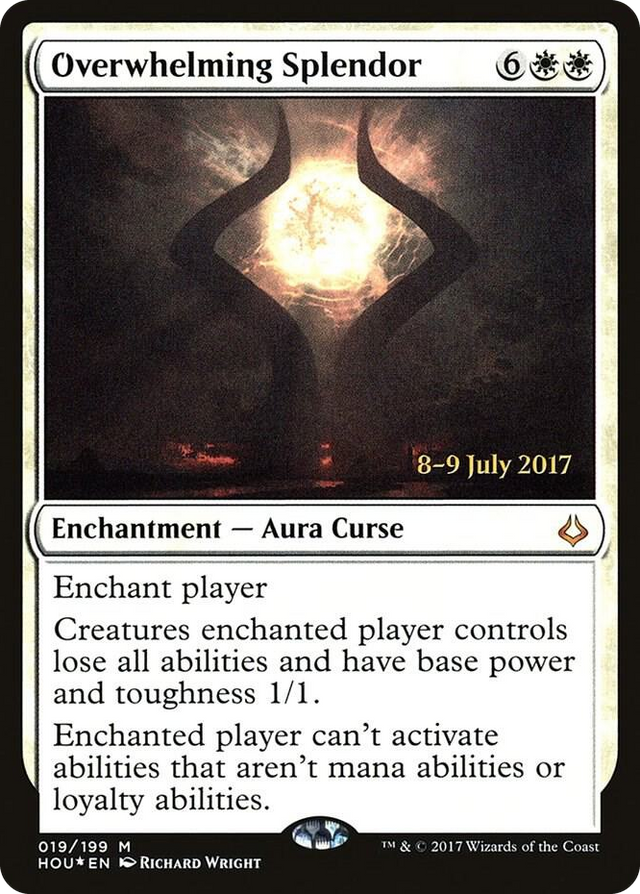 0019 Overwhelming Splendor M Prerelease Cards